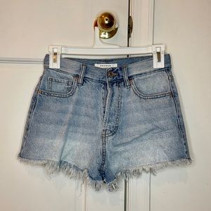Pacsun high rise jean shorts light blue size 24